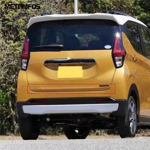 For Mitsubishi ekx 2020 Tailgate Door Molding Trim Sticker Rear Trunk Streamer Decoration Strip Exterior Accessories Car Styling