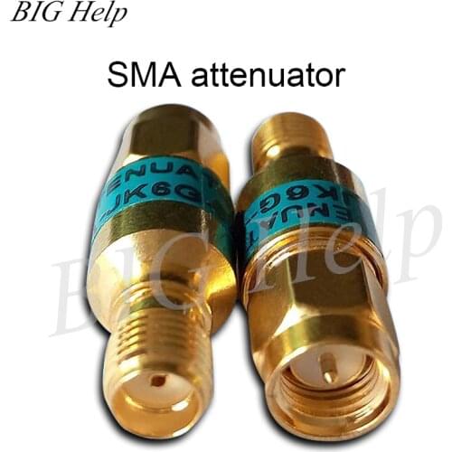 2WDC-6GHz SMA Attenuator Coaxial Fixed Attenuator 1 356 10 15 20 30 DB