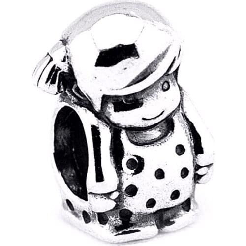 Cute Little Girl Charm 925 Sterling Silver Beads for Jewelry Making Fit Charms Bracelets Necklace DIY 02217