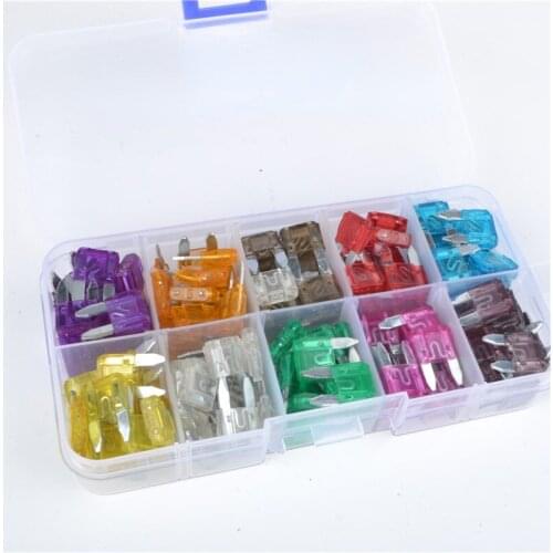 MINI small car insert fuse box 120 mini car insurance film 2A-3 with pull-out pliers