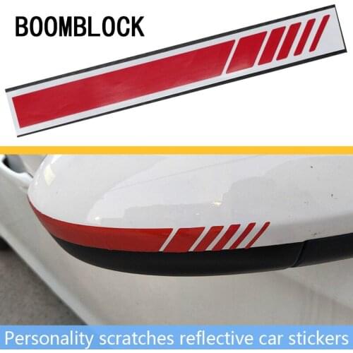 2Pcs Car Styling Rearview Mirror Stickers Decoration Accessories For Hyundai Solaris I30 creta Suzuki Swift SX4 Lada Vesta
