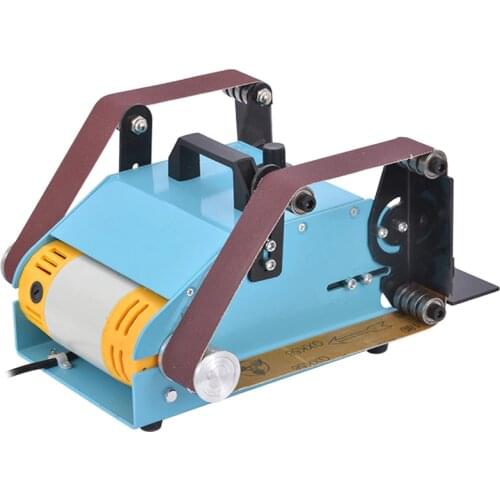 Desktop Double-axis Belt Machine Electric Belt Sander Belt Polishing Grinder Household Belt Sanding Grinding Machine 220V 950W
