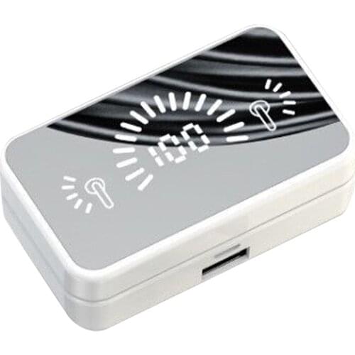 TWS Wireless Earbuds with Built-in Mic Waterproof Sports In-ear Earphone with Charging Case