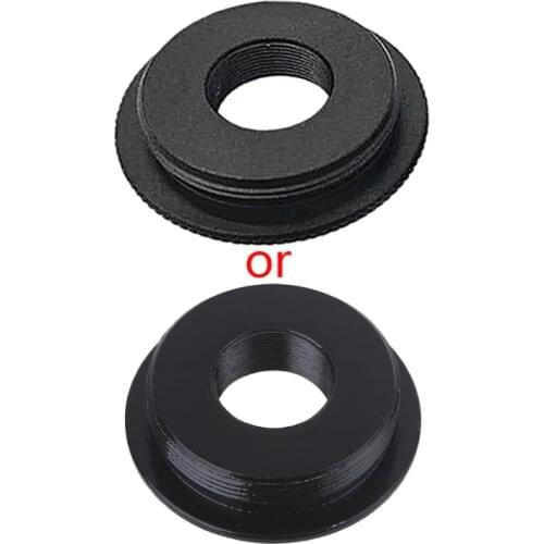 P82F Black Metal M12 to C/CS Mount Board Lens Converter Adapter Ring for AHD SONY CCD TVI CVI Box Camera Support Accessories
