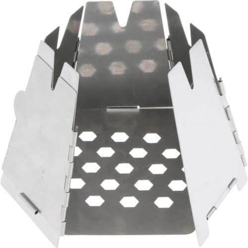 Wood Burning Camping Stove Outdoor Backpacking Picnic Cooking Stove With Bag