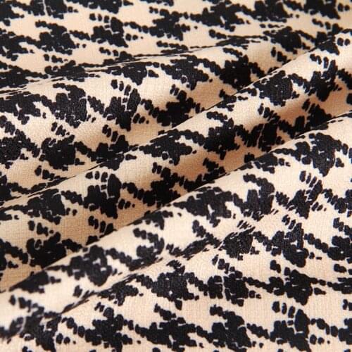 50x145cm French C Brand Printed Polyester Fabric Cloth Factory Custom Spring and Autumn Fashion Suit Dress Fabrics for Sewing