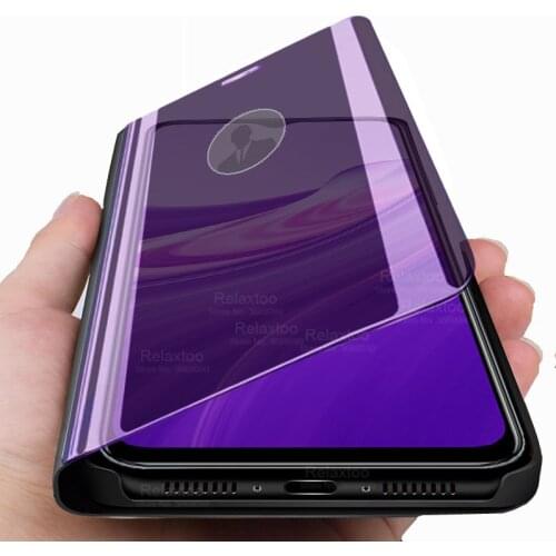 Smart mirror magnetic book stand flip covers case for vivo y31 y 31 31y cases vivoy31 v2036 shockproof protective coque 6.58