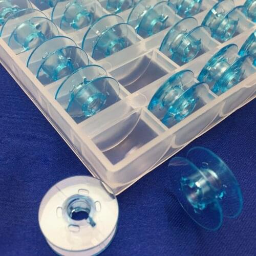 Pack of 25) 9033P Bobbin Sewing Machine Spools in Bobbin Box for Pfaff Sewing Machine 1069 6250 6270 Creative 2134 Pfaff