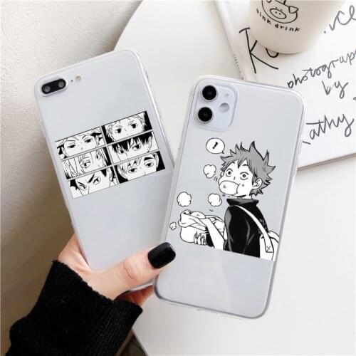 Anime Oya Haikyuu Love Volleyball Case For Samsung Galaxy S21 S20 FE Note 20 Ultra 10 9 8 S10 S10e S9 S8 Lite Plus Pro 2020 Bags