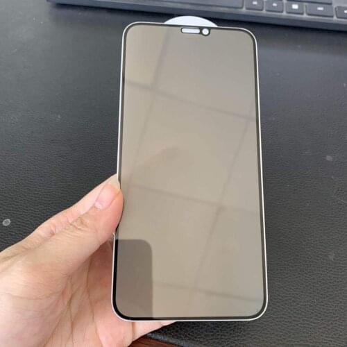 Privacy Tempered Glass For iPhone X XR XS 11 12 Mini Pro Max 6 6S 7 8 Plus SE 2020 AntiSpy Peep Screen Protector