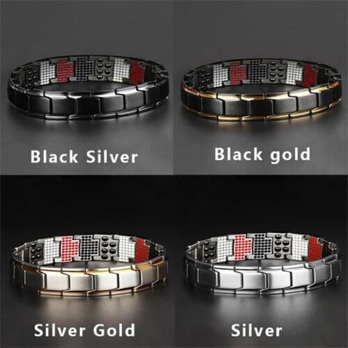 New Mens Health Energy 3 IN 1 Bracelet Bangle for Arthritis Twisted Healthy Magnetic Bracelet for Women Power Therapy Magnets