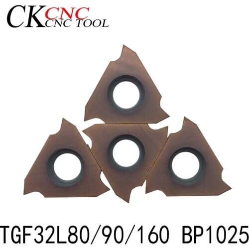 10pcs TGF32L80/90/160/175 BP1025 circlip Shallow grooved triangular blade Cutting inserts CNC cutting tools carbide inserts