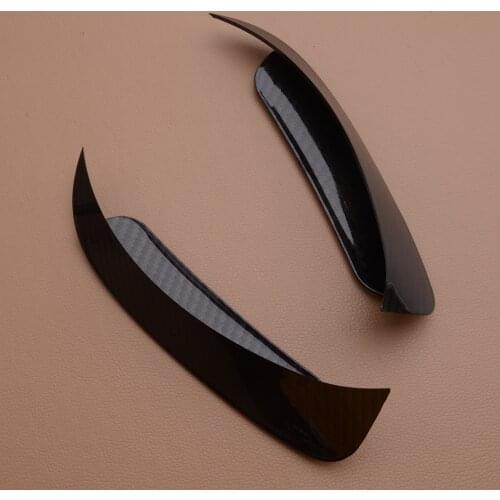2pcs Car Rear Bumper Spoiler Canards Side Air Vent Trim Cover Fit For Mercedes Benz GLA 250 GLA 45 AMG