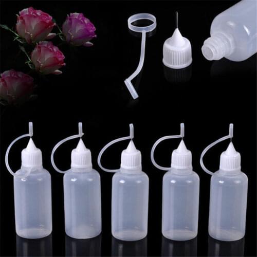 5-10Pcs 5-10ML PE Glue Applicator Needle Squeeze Bottle for Paper Quilling DIY Scrapbooking Crafts Accessories