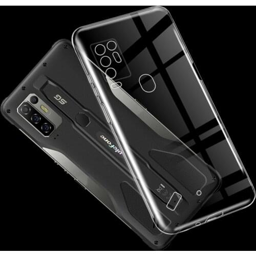 For Oukitel WP7 Clear Case Transparent Crystal TPU Soft Cover for Oukitel WP7 WP8 WP6 WP5 Back Phone Anti-knock Bags