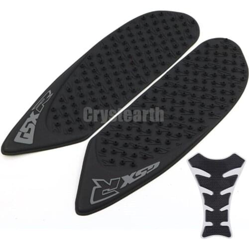 Black Motorcycle Fuel Tank Traction Pad Side Gas Decal Sticker For Suzuki GSXR600 GSXR750 K6 GSXR 600 750 2006 2007