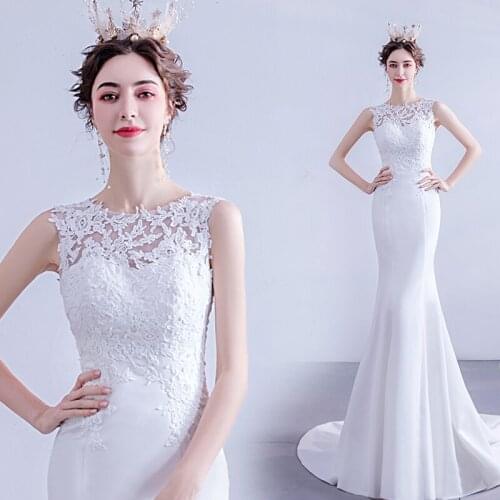 Doubleround Lace Wedding Dresses
