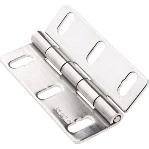 Square Corner Silver Flush Mount Butt Hinge for Window,Tool Box