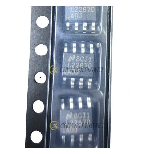 2PCS LM22670MRX-ADJ encapsulation SOP8 L22670 type 3A step-down voltage stabilizer original products