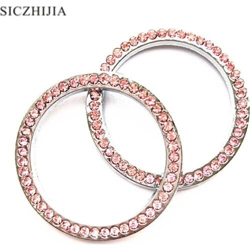 Fashion Crystal Rhinestone Car Start Stop Ignition Button Decoration for Acura RLX CL EL CSX ILX MDX NSX RDX RL SLX TL TSX