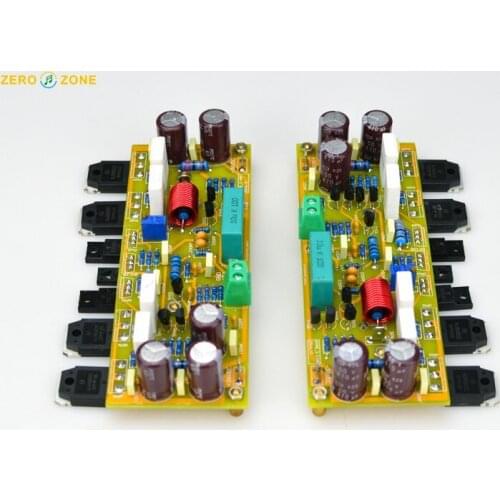 Power amplifier-foreign popular SYM5-3 high bias class A and B power amplifier finished board-100W