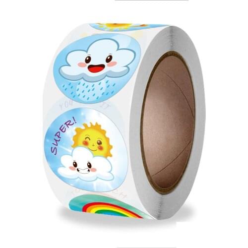 Reward Stickers for Kids Student Award 500Pcs 1 inch Paper Motivational Sticker for Teacher Classroom Teacher School Supplies