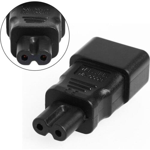 2021 New IEC 320 Kettle 3-Pin C14 Male To C7 Female Power Converter Adapter Plug-Socket