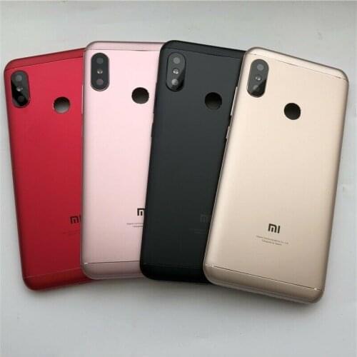 Original For Xiaomi Redmi 6 Pro Back Cover Housing Redmi 6 Pro Rear Battery Door Case Replacement