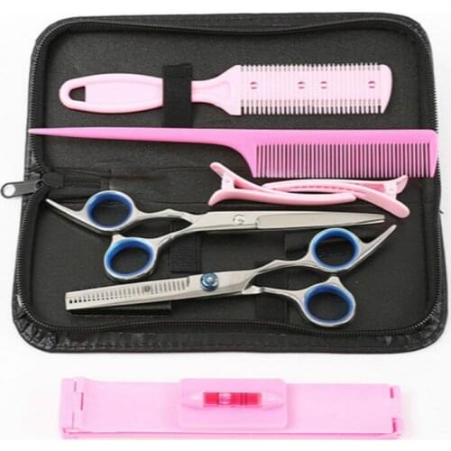 Professional Pet Scissors For Dog Grooming Dogs Shears Hair Cutter Straight &Thinning & Curved Scissors Set