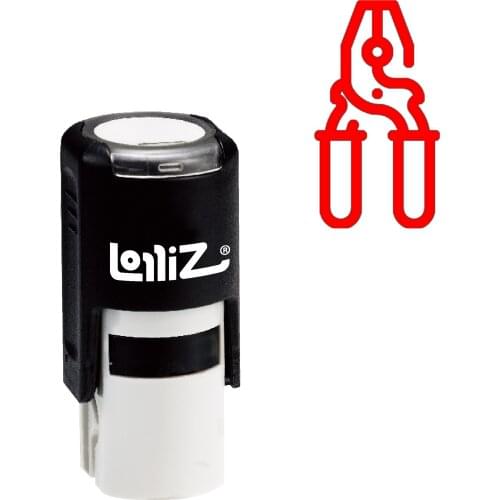 LolliZ Pliers Self-Inking Rubber Stamp - Modern Symbol Series