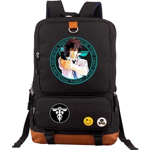 Anime PSYCHO PASS Backpack Men women Laptop Bags Teenages Children Student School Bags Shoulder Bags Unisex travel Rucksack