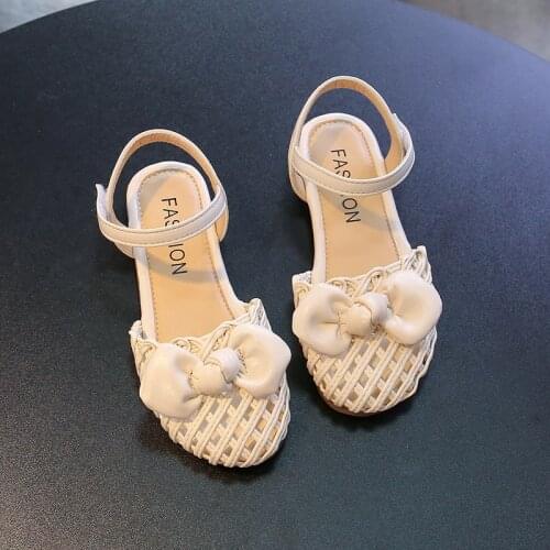 Girls' Sandals Summer New Childrens Soft-soled Woven Shoes Beach Shoes Shoes for Kids Girls Kids Shoes for Girl Sandals