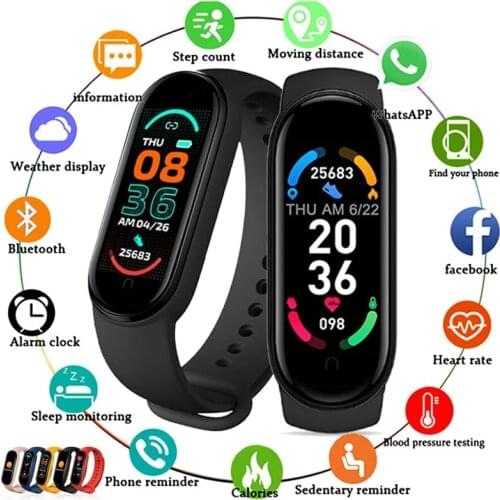 Smart Watch For Women Men Heart Rate Blood Pressure Monitor Fitness Pedometer Sports Tracking Smart Bracelet For Xiaomi IOS
