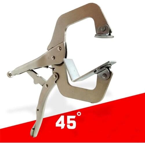 Marble stone countertop 45 degree right angle splicer fixing clip 11 inch fixture connection clamping tool