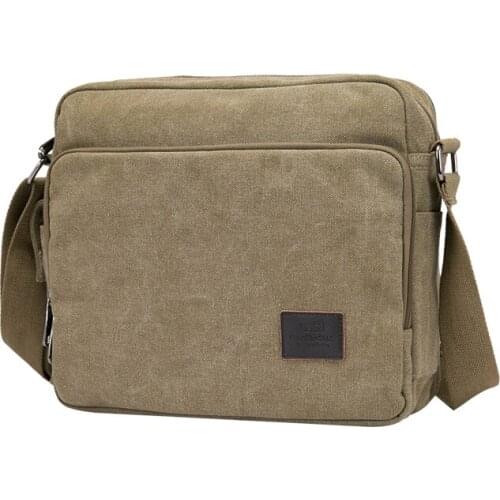 2018 Men Messenger Bags Canvas Shoulder Bag for Men Boy Vintage Canvas Laptop Messenger Bag Boys Casual Crossbody