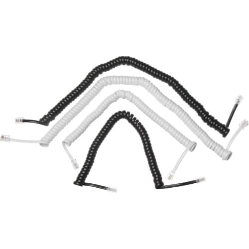 Straighten 2m/3m Long Telephone Cord Handset Line Machine Spiral Curve 4P4C Connector Copper Wire Phone Volume Curve Connector