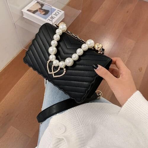 Pearl Bags For Women 2020 Purses And Handbags Luxury Designer New Luxury Handbags With Chain Fashion Crossbody Bag Women Purse