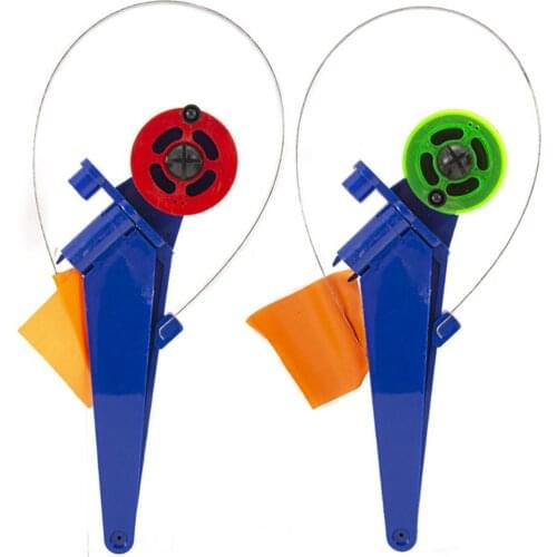 1Pcs Durable Winter Ice Fishing Rod Blue/black Flag Tip-Up Hand-free Compact Pole Outdoor Triangle-support Fishing Equipment