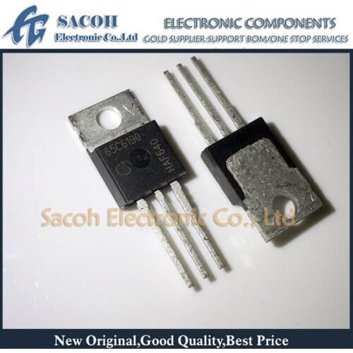10Pcs IPP65R190C6 or IPA65R190C6 or 65C6190 TO-220/TO-220F 11A 650V N-ch Power MOSFET
