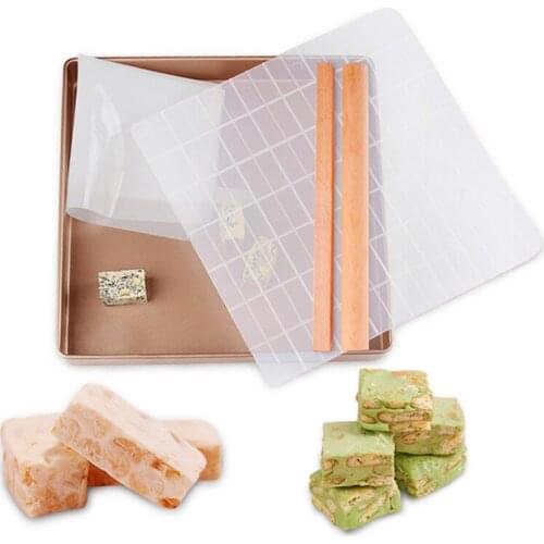 5Pcs Set Nougat Baking Trays & Mold Non-stick Carbon Steel Kitchen Dessert Candy Baking Pan