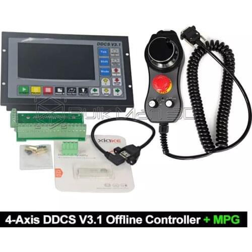 DDCSV2.1 Offline Controller Support 4 Axis USB CNC Controller Interface for CNC Router Engraving Milling Machine