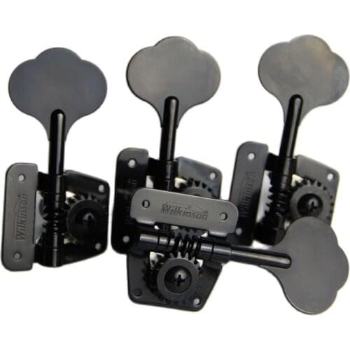 Open Frame Bass Machine Heads Tuners Wilkinson Tuning Peg Black for bass WJBL-200