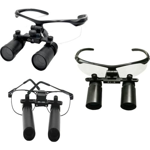 High Magnification Binocular Dental Loupe Surgery Surgical Magnifier Optical Magnifier Microsurgery Magnifying Glasses 4X/6X/8X