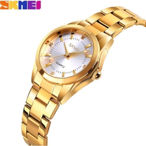 SKMEI 2020 Fashion Watches For Women INS Stylish Quartz Watch Female Casual Waterproof Stainless Steel Ladies Wristwatches 1620