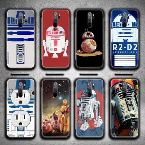 BB8 BB 8 R2D2 Robot Phone Cases for Redmi 9A 9 8A 7 6 6A Note 9 8 8T Pro Max K20 K30 Pro