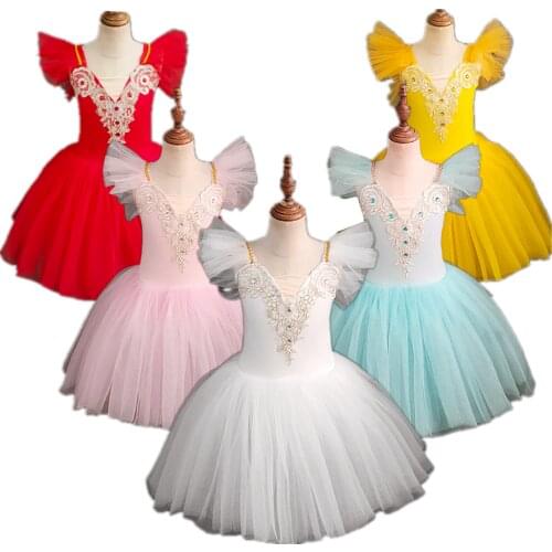 Ballet dance clothes, childrens performance clothes, tutu practice clothes, suspenders, TUTU skirts, performance clothes