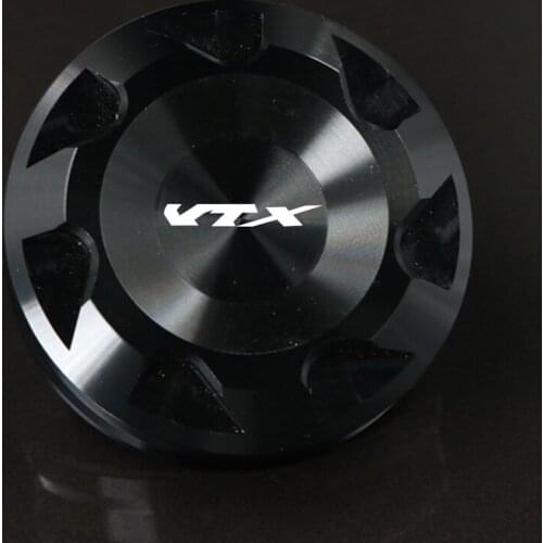 For HONDA VTX1800C VTX1300S VTX 1300S 2002-2015 Motorcycle Accessories Rear Brake Fluid Reservoir Cover Cap CNC With Logo Red