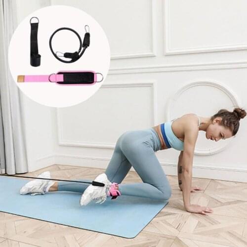 Resistance Bands with Ankle Straps Cuff with Cable for Attachment Booty Butt Thigh Leg Pulley Strap Lifting Fitness Exercise New