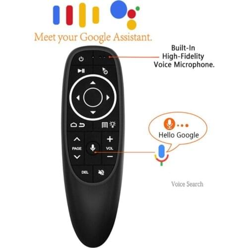 G10 G10S Pro Voice Remote Control 2.4G Wireless Air Mouse Gyroscope IR Learning for Android tv box HK1 H96 Max X96 mini