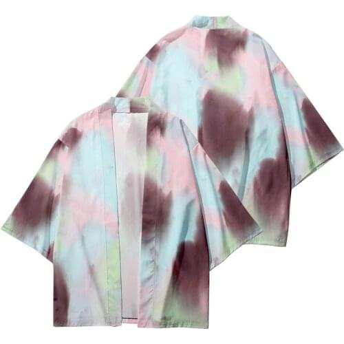 Plus Size XXS-6XL Summer Loose Japanese Streetwear Cardigan Women Men Harajuku Haori Kimono Cosplay Top Shirts Yukata Clothes